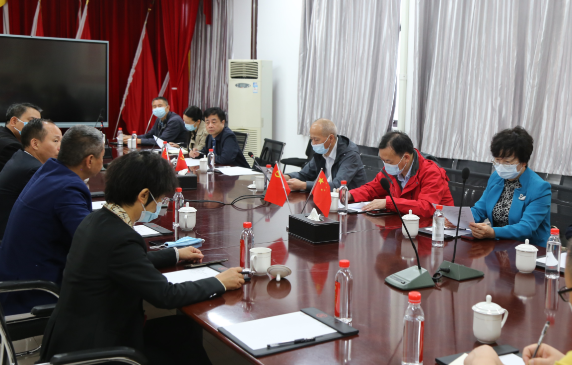 湖南省政協(xié)民宗委鄧文華副主任一行赴九芝堂考察調(diào)研