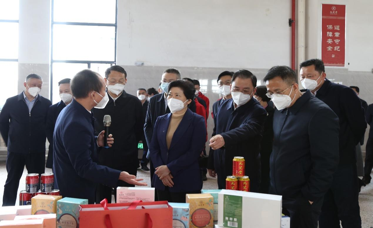吳桂英率隊赴九芝堂國藥健康產(chǎn)業(yè)園項目開展集中觀摩點評